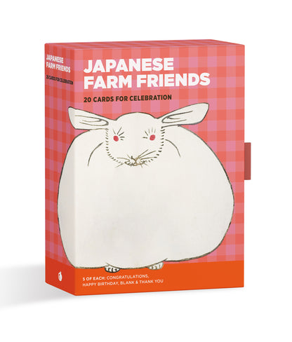 Japanese Farm Friends Celebrations Boxed Notecards_Front_3D