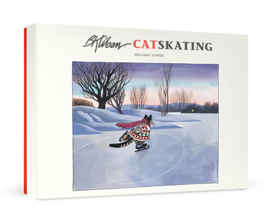 B. Kliban: CatSkating Holiday Cards_Primary