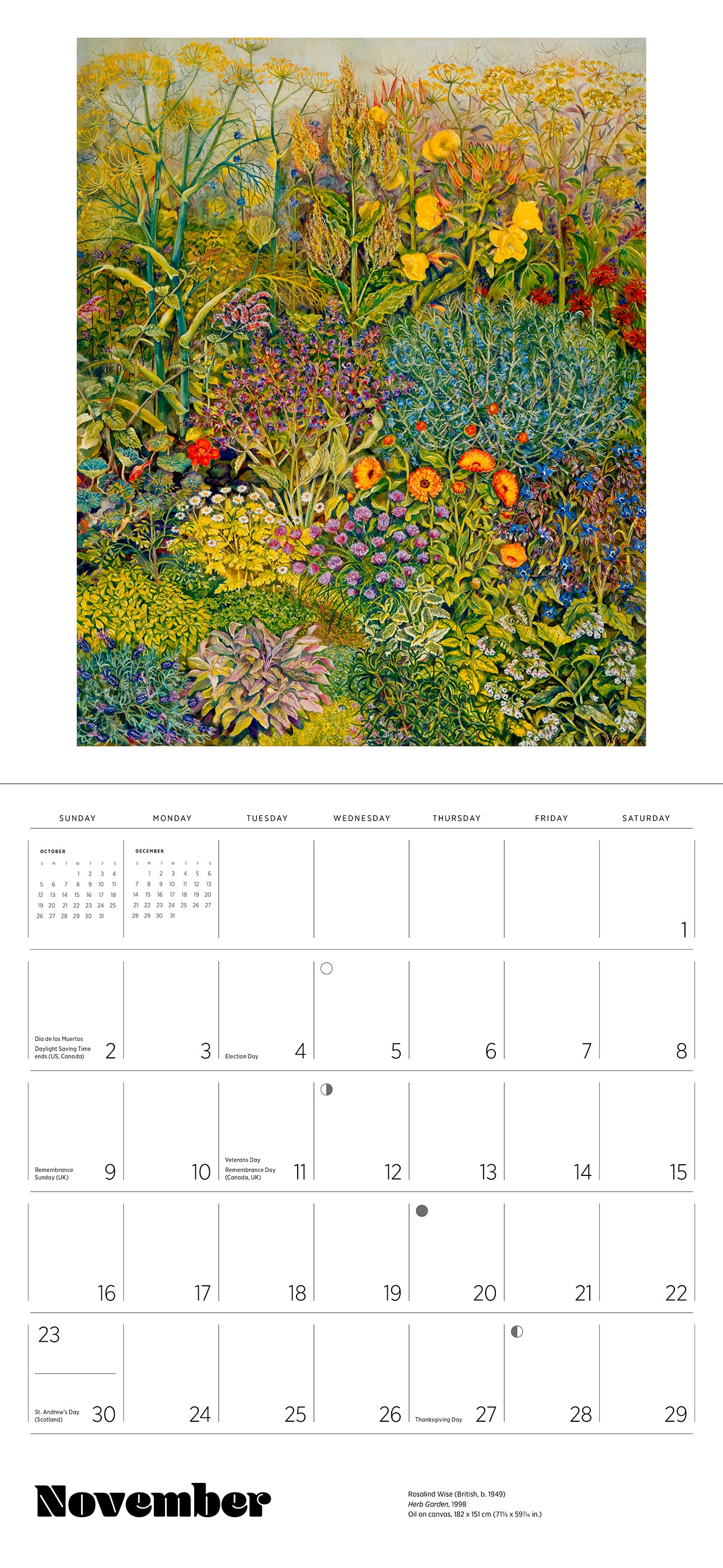 Rosalind Wise 2025 Wall Calendar_Interior_2