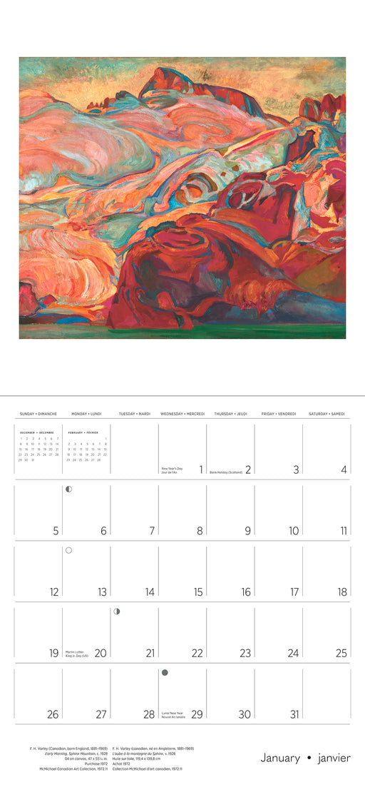 The Group of Seven 2025 Wall Calendar_Interior_1