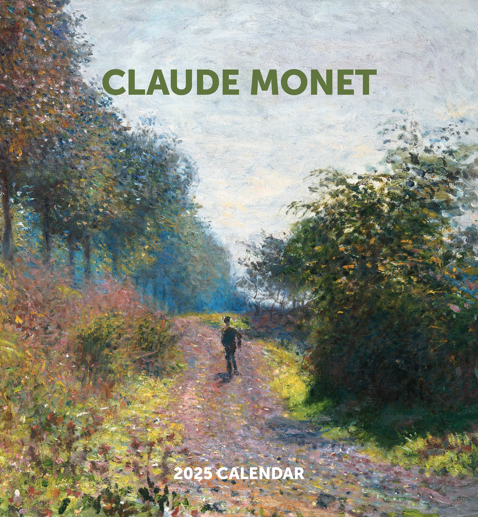 Claude Monet 2025 Wall Calendar_Front_Flat