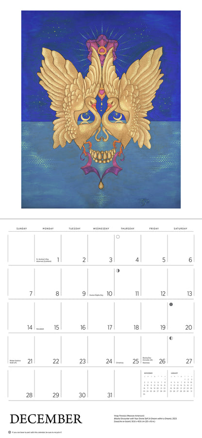 Day of the Dead: The Skull Paintings of Tino Rodriguez and Virgo Paraiso 2025 Wall Calendar_Interior_1