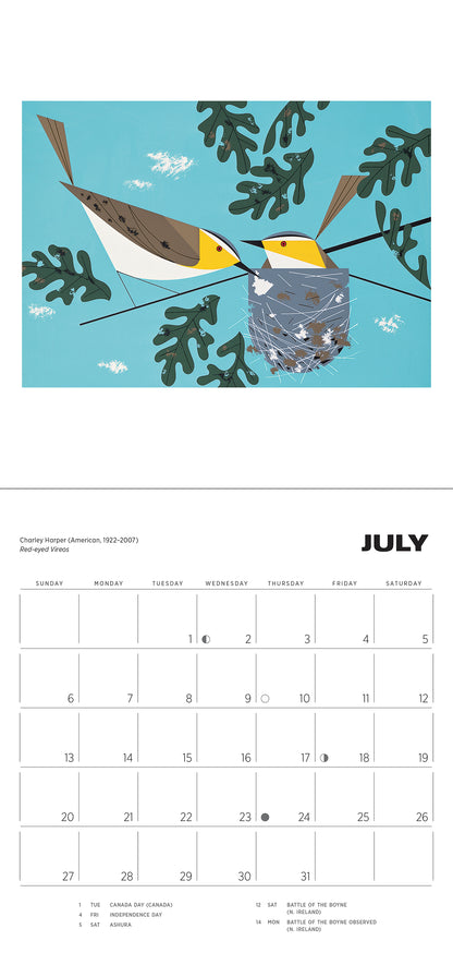 Charley Harper 2025 Mini Wall Calendar_Interior_2