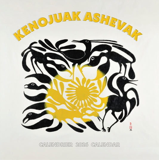 Kenojuak Ashevak 2026 Wall Calendar_Front_Flat