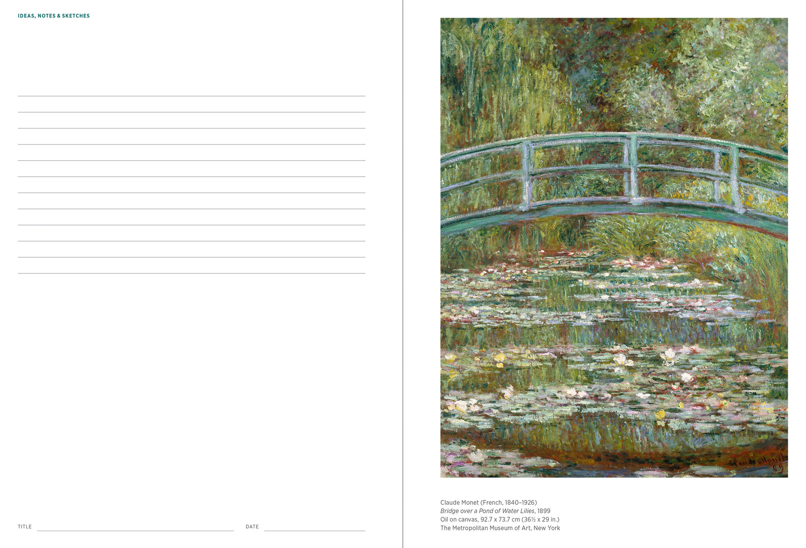 French Impressionists Timeless Planner_Interior_2