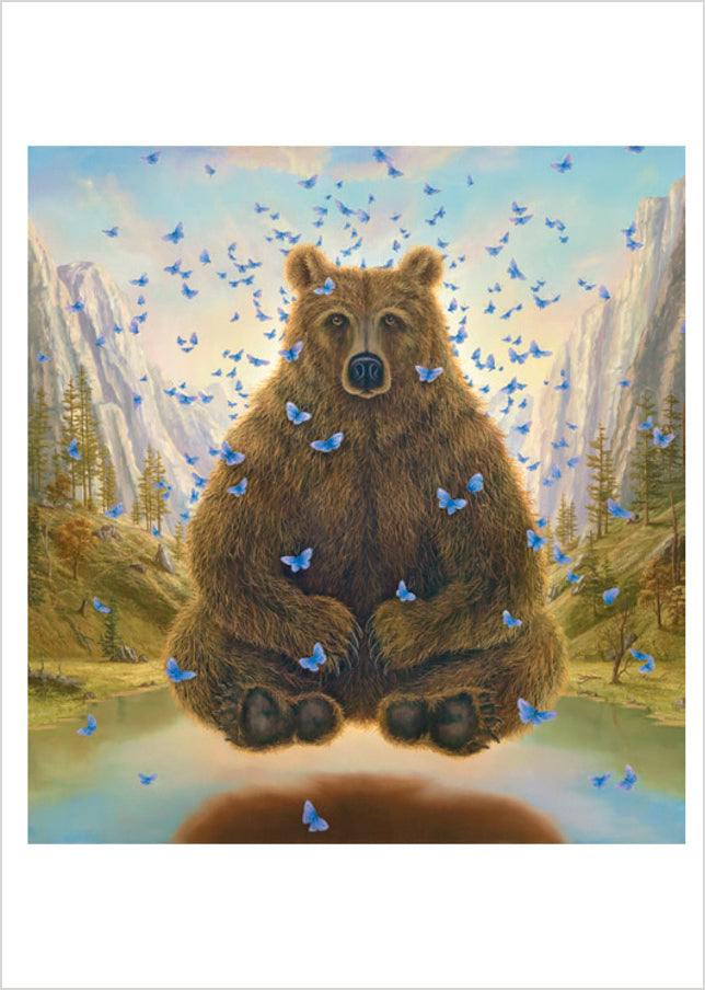 Robert Bissell: The Guru Birthday Card_Front_Flat