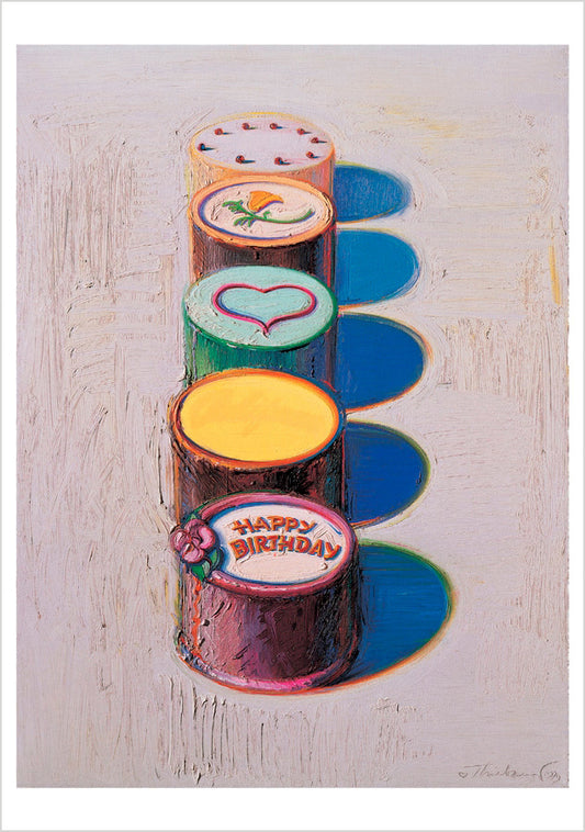 Wayne Thiebaud: Cakes Birthday Card_Front_Flat