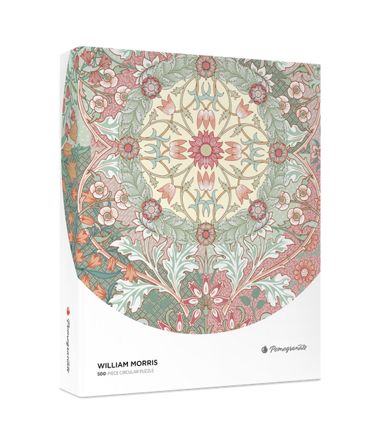 William Morris 500-Piece Circular Jigsaw Puzzle_Primary