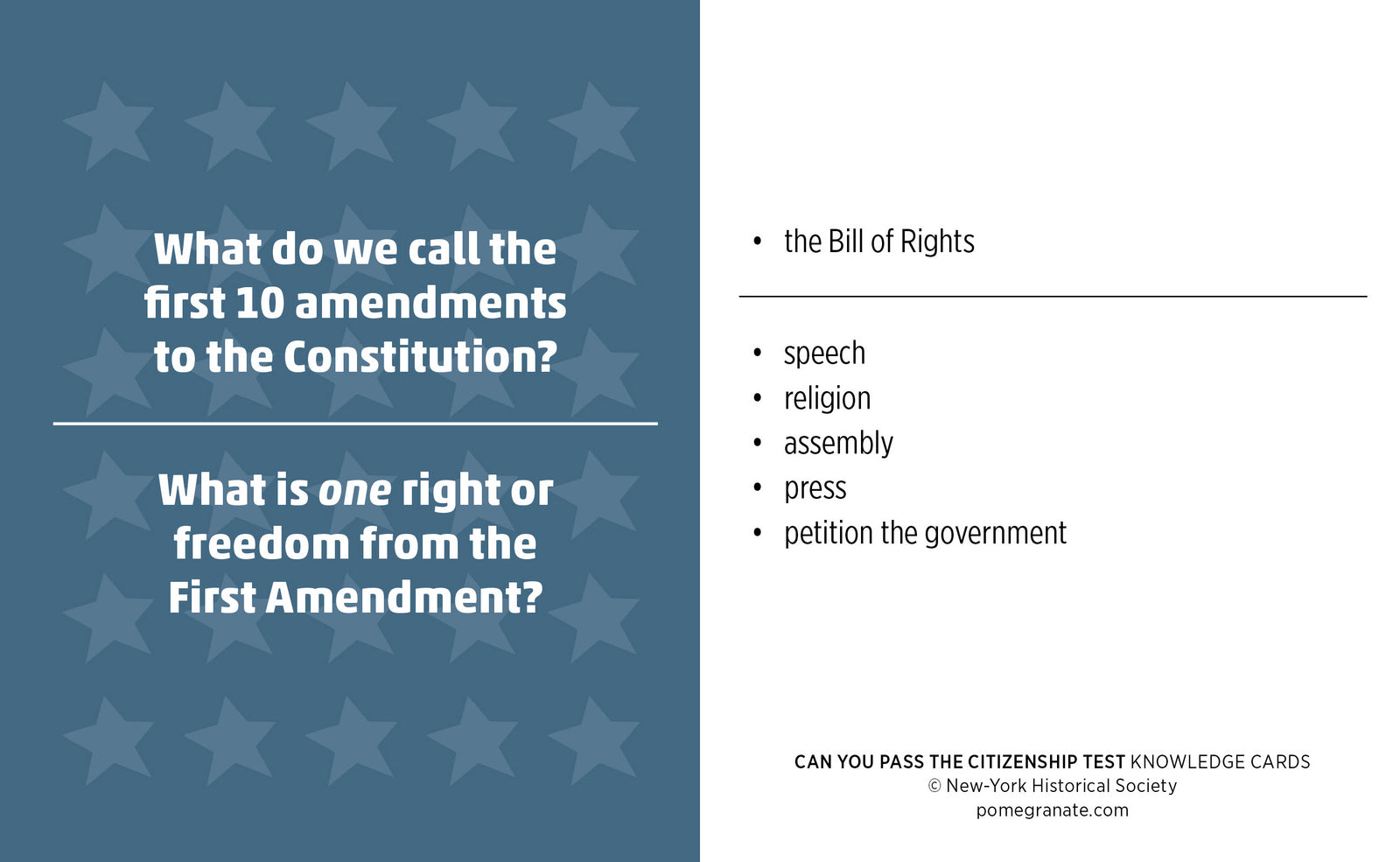 Can You Pass the Citizenship Test? Knowledge Cards_Interior_3