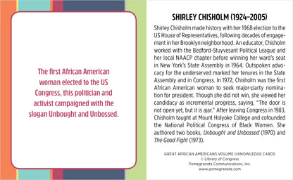 Great African Americans, Vol. II Knowledge Cards_Interior_1