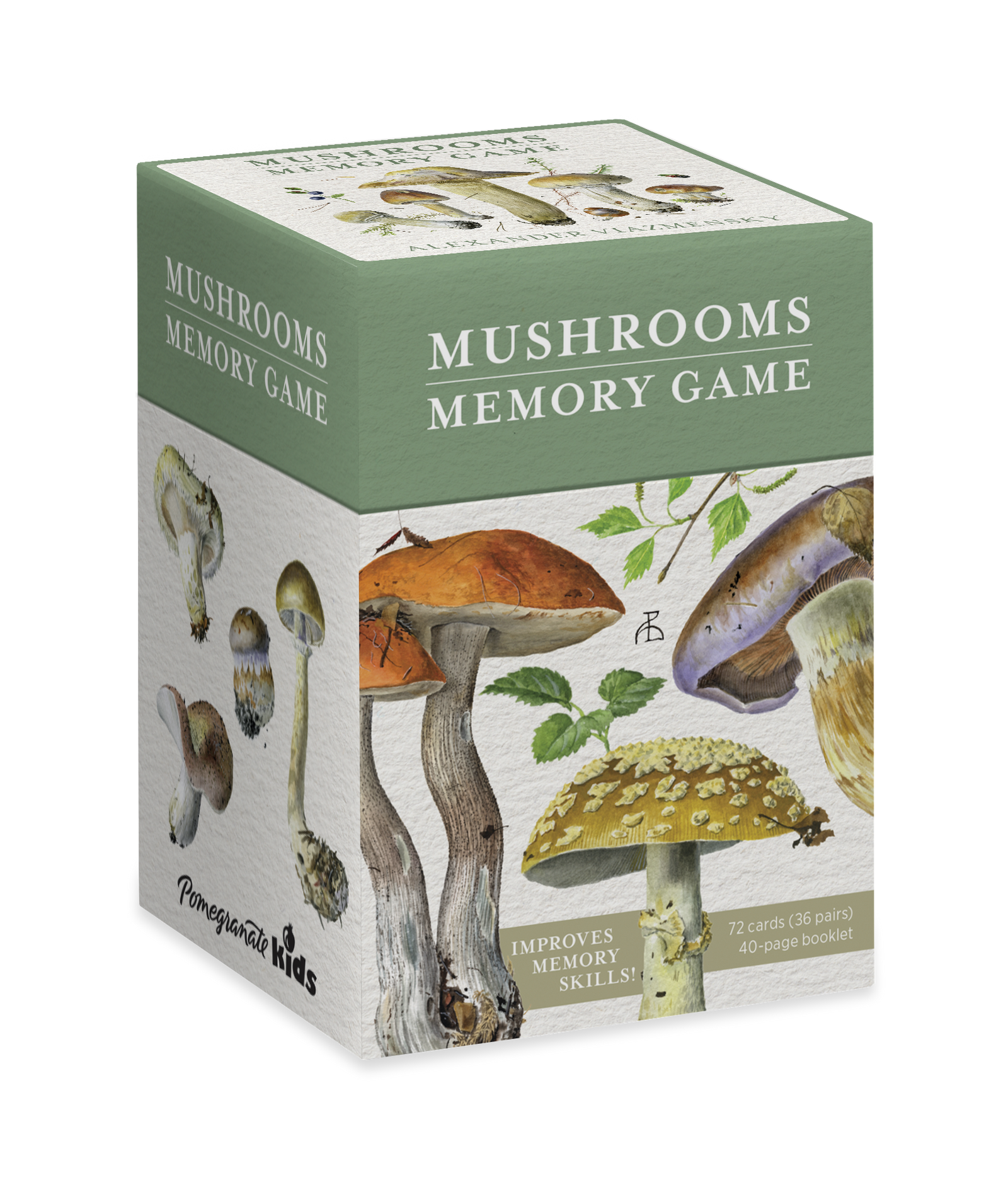 Mushrooms: Alexander Viazmensky Memory Game_Primary