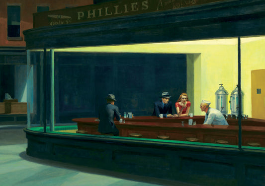 Edward Hopper: Nighthawks Notecard_Front_Flat