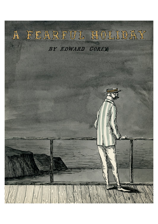 Edward Gorey: A Fearful Holiday Postcard_Front_Flat