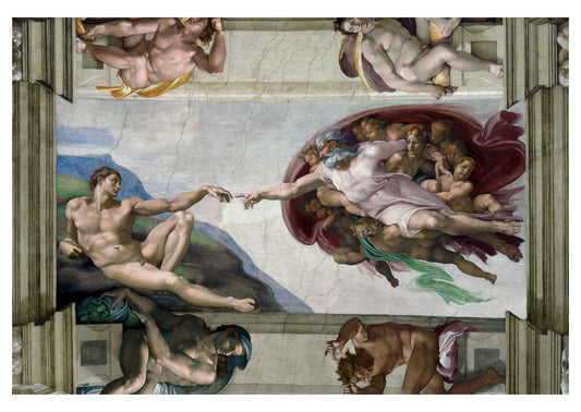 Michelangelo: The Creation of Adam Postcard_Front_Flat