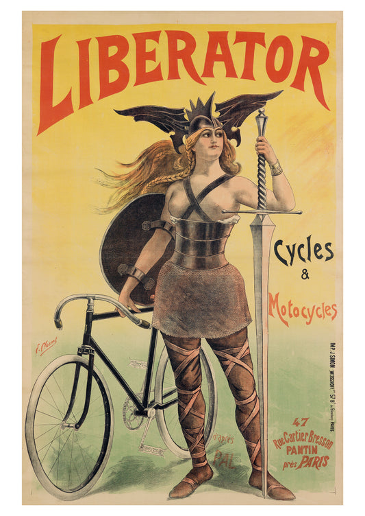 Liberator Cycles & Motocycles Postcard_Front_Flat