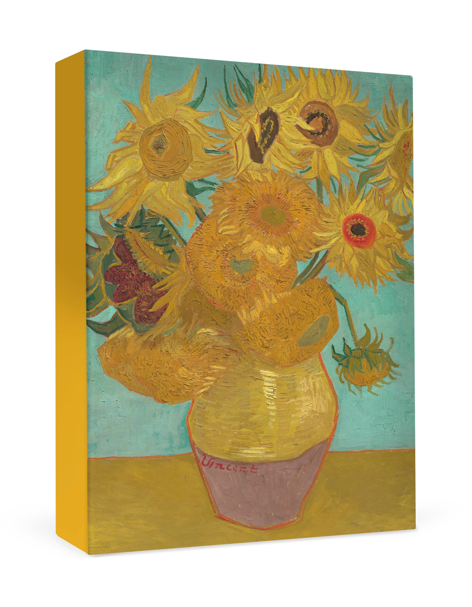 Vincent van Gogh: Sunflowers Small Boxed Cards_Front_3D