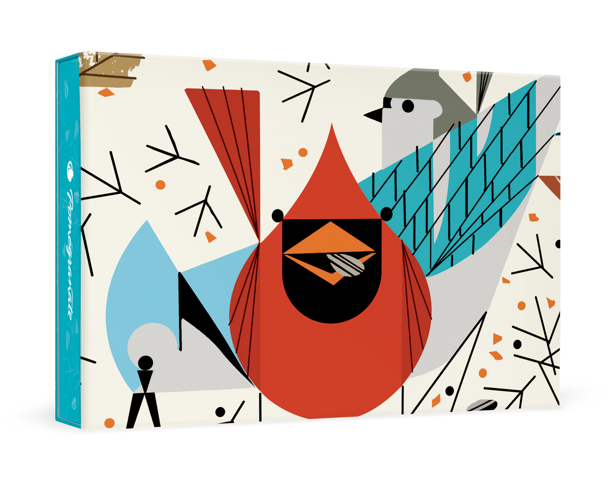 Charley Harper: Birdfeeders Boxed Thank You Notes