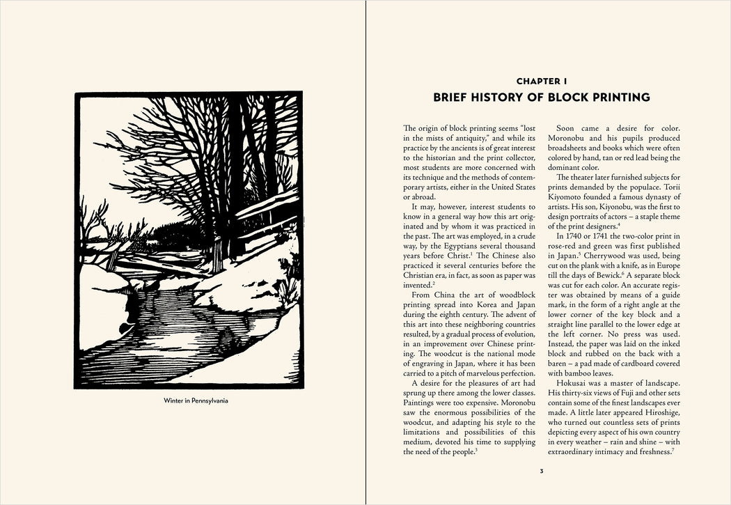 The World in Black & White: A Block Printing Primer