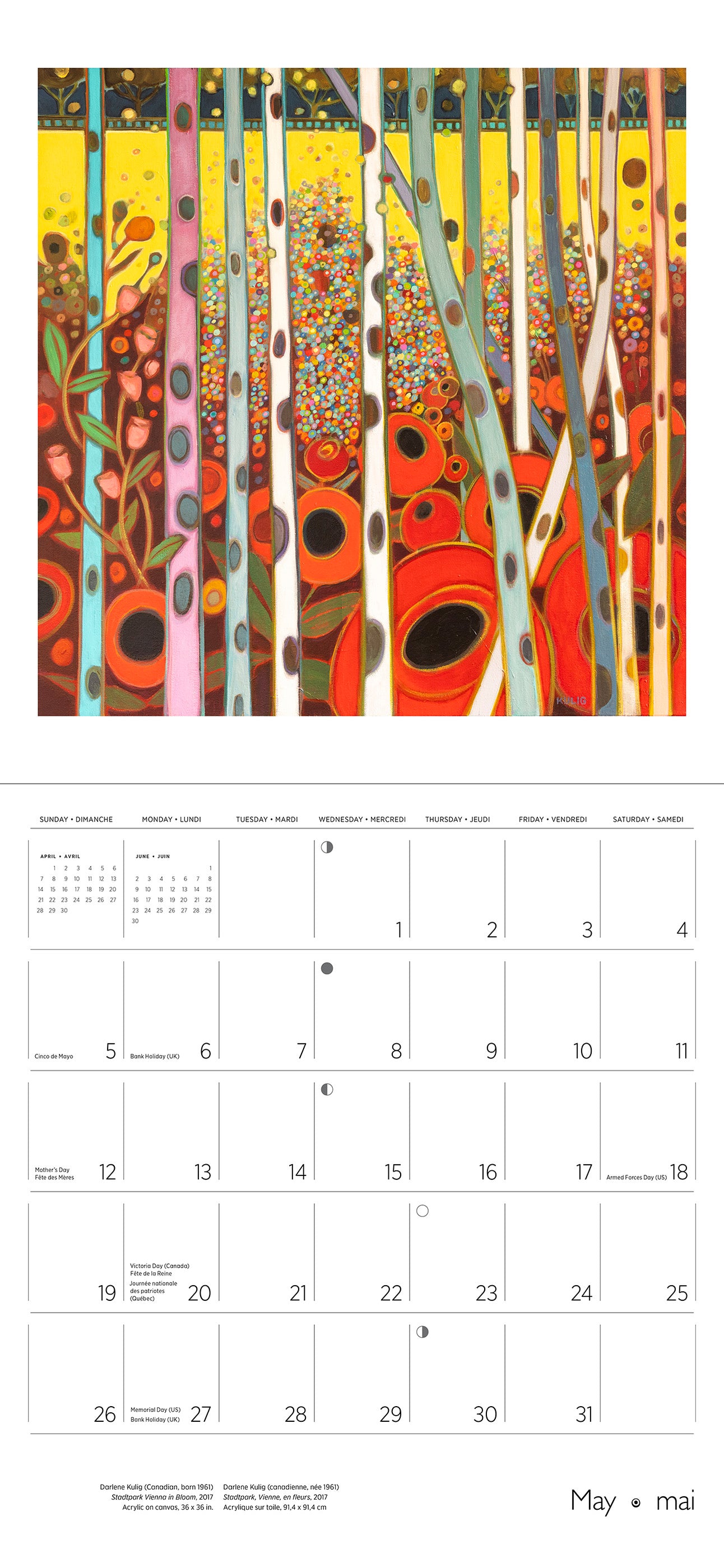 Darlene Kulig 2024 Wall Calendar — Pomegranate