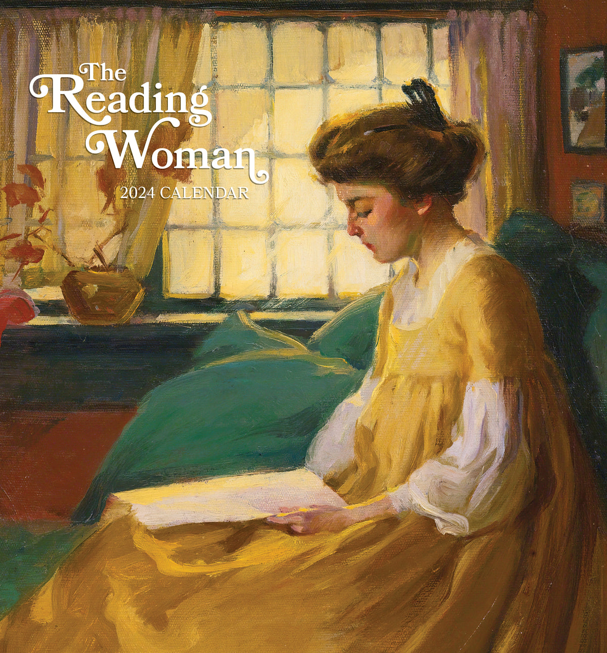 The Reading Woman 2024 Mini Wall Calendar — Pomegranate